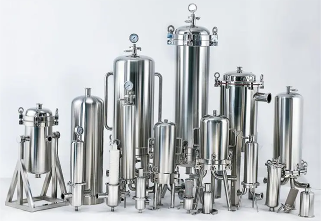 water treatment filter housing